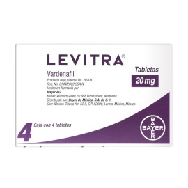 Levitra 20mg. 4 tablets