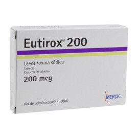 Eutirox 200mcg. 50 tablets
