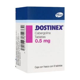 Dostinex 0.5mg. 8 tablets