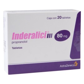 Inderalici 80mg. 20 tablets