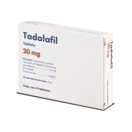 Tadalafil 20mg. 4 Tablets
