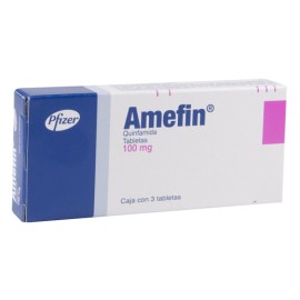 Amefin 100mg. 3 tablets