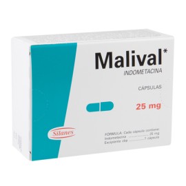 Malival 25mg. 30 capsulas