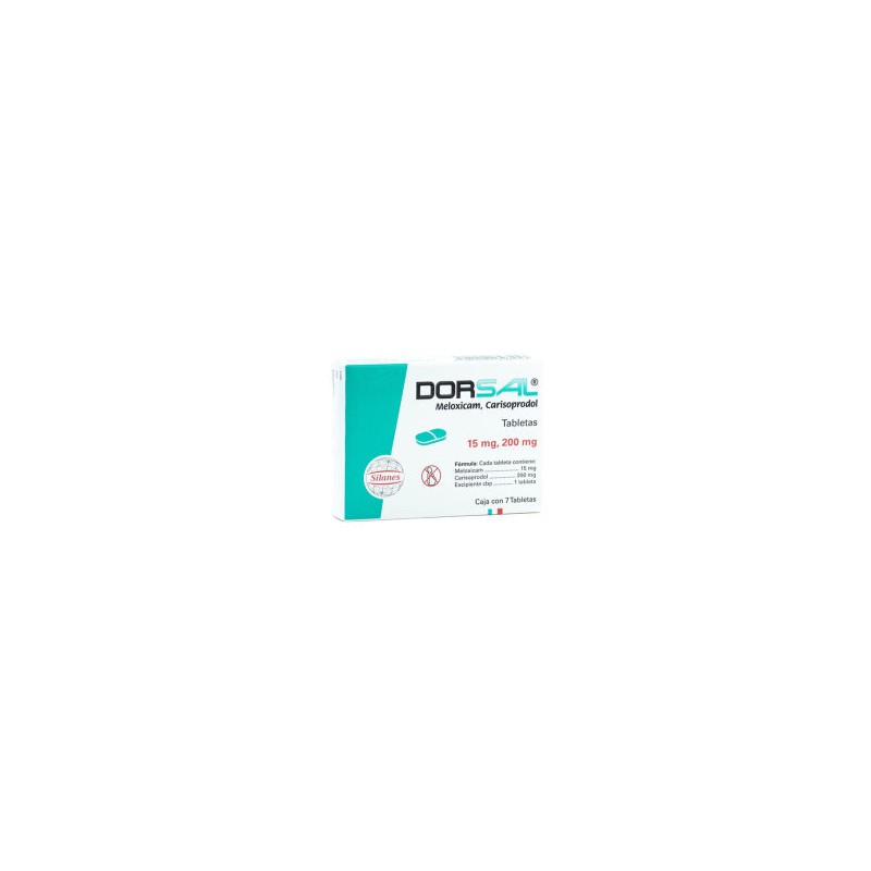 DORSAL 15/200MG TAB C/7