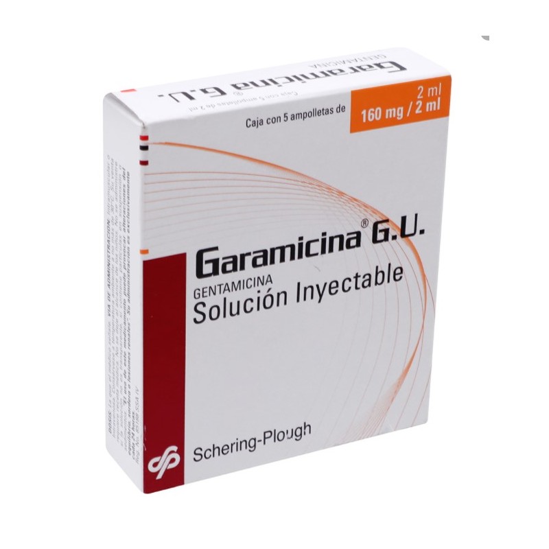 GARAMICINA GU 160MG 2ML AMP C/5