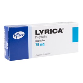 Lyrica 75mg. 28 capsules